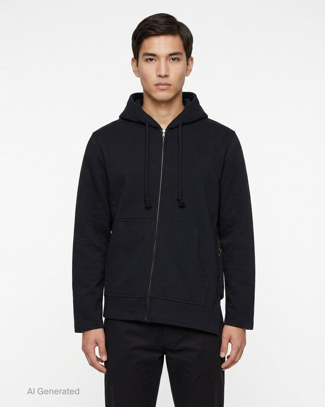 Splash Paint Zip-Up Hoodie | Comme des Garçons SHIRT | Club21 - front