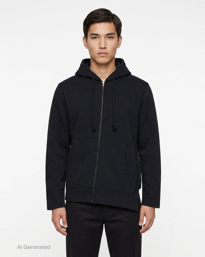 Splash Paint Zip-Up Hoodie | Comme des Garçons SHIRT | Club21 - front