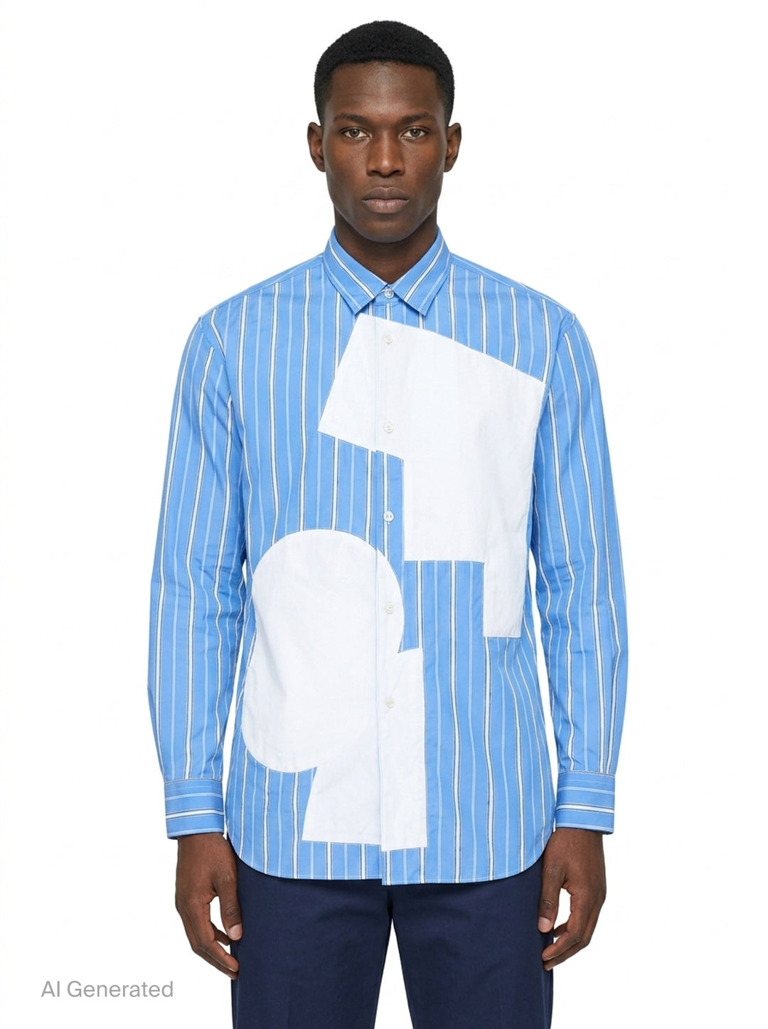 Striped Long Sleeve Shirt | Comme des Garçons SHIRT | Club21 - front