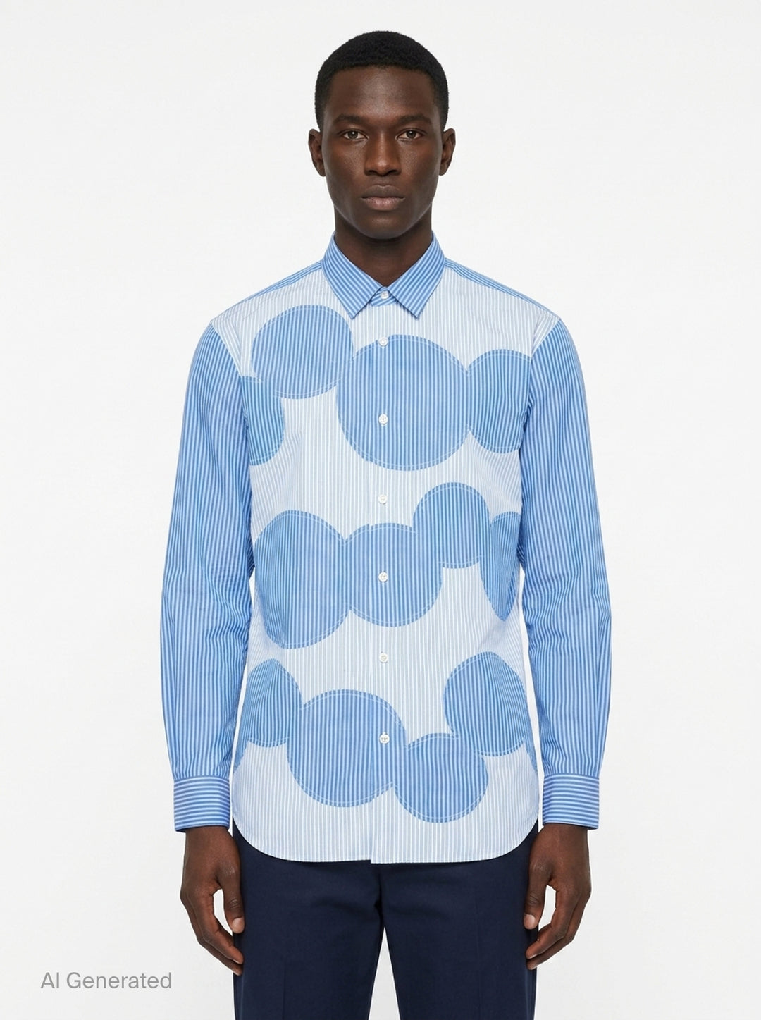 Striped Long Sleeve Shirt | Comme des Garçons SHIRT | Club21 - front