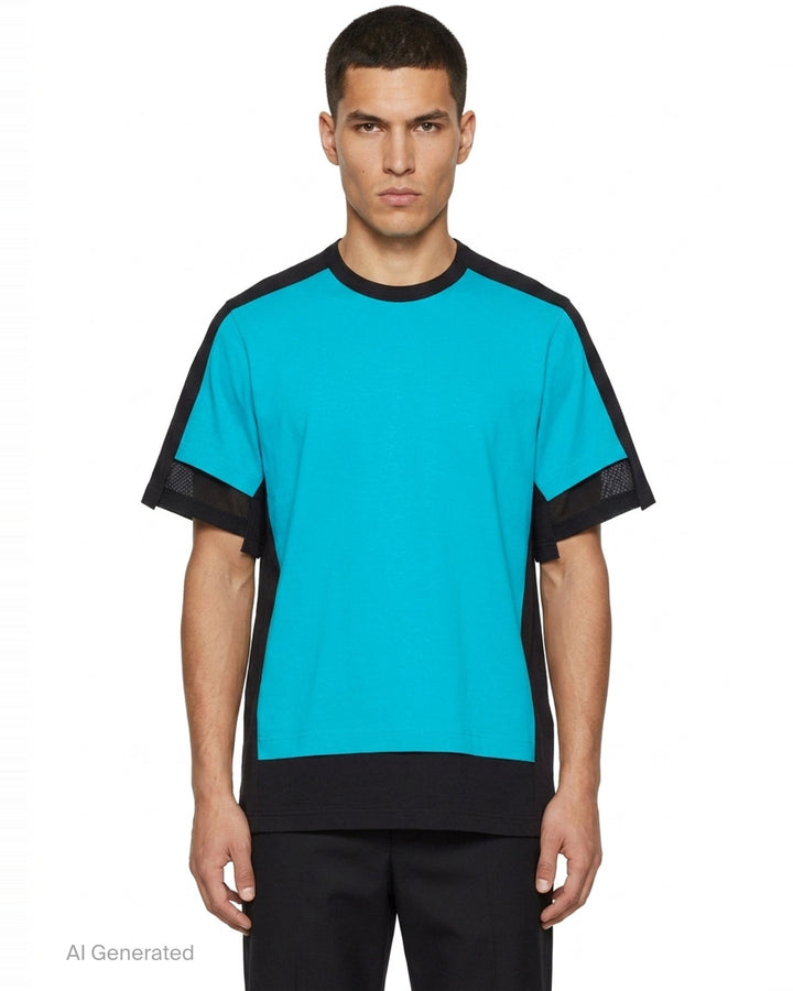 Two Way Colour Crewneck Tee | Comme des Garçons SHIRT | Club21 - front