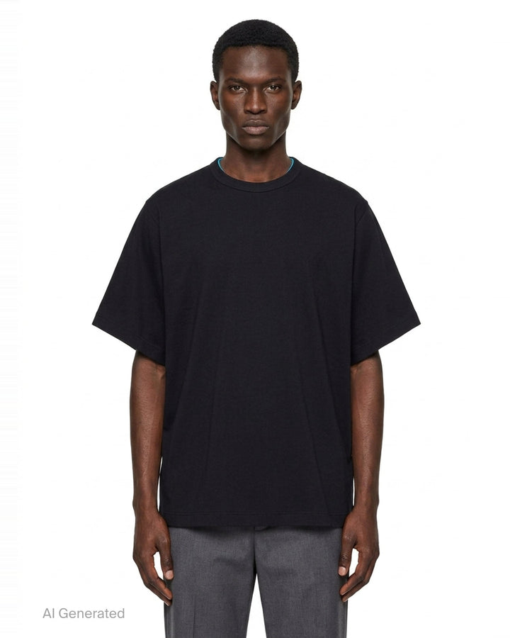 Two Way Colour Short Sleeve Tee | Comme des Garçons SHIRT | Club21 - front