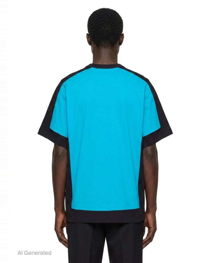 Two Way Colour Short Sleeve Tee | Comme des Garçons SHIRT | Club21 - back