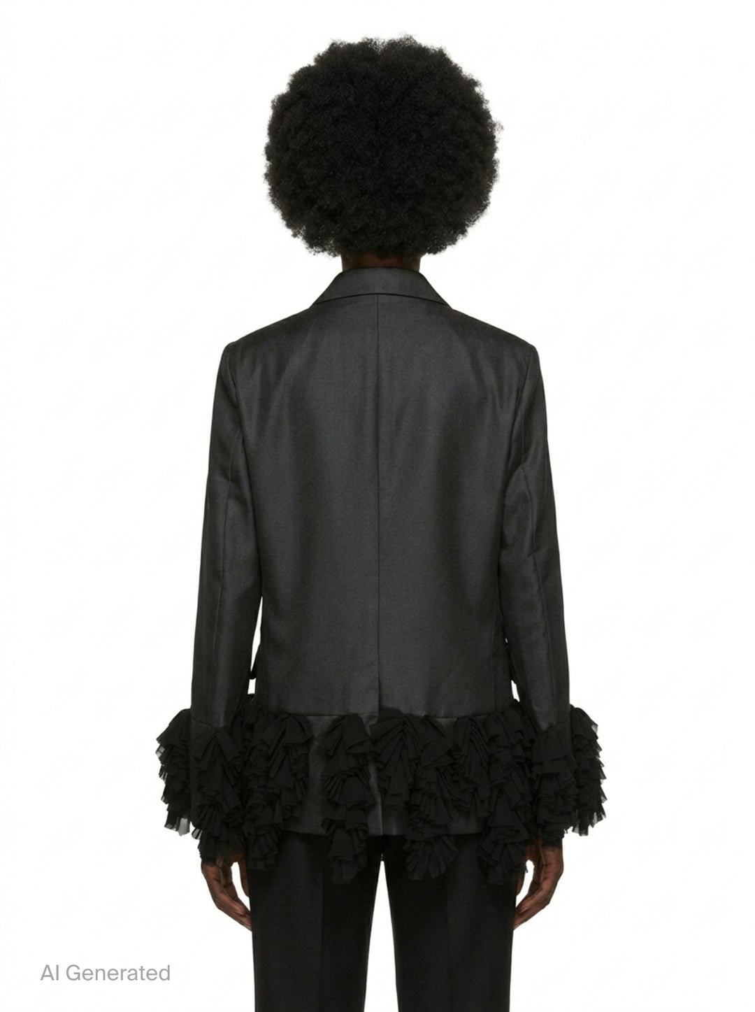 Tailored Blazer With Jellyfish Hem | Comme des Garçons | Club21 - back