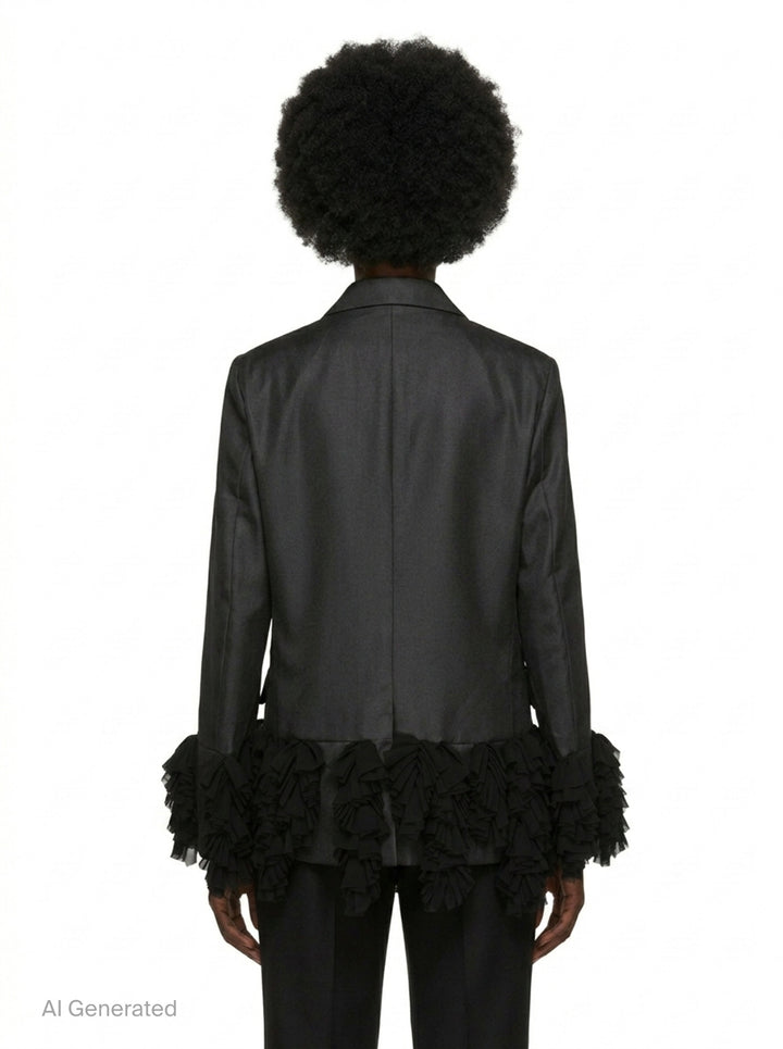 Tailored Blazer With Jellyfish Hem | Comme des Garçons | Club21 - back