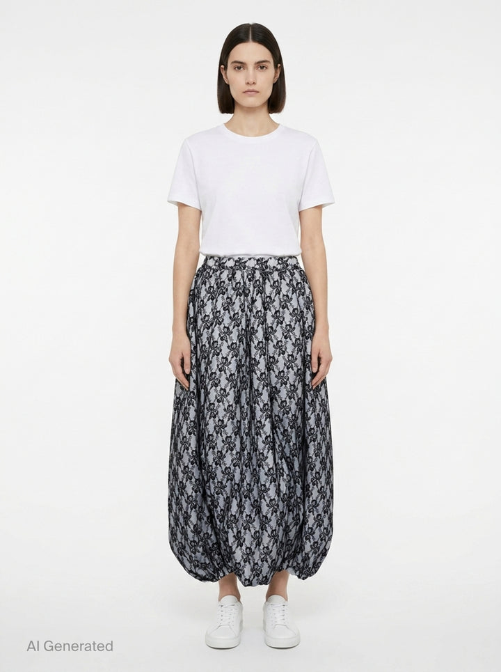 Voluminous Lace Parachute Pants | Comme des Garçons | Club21 - front