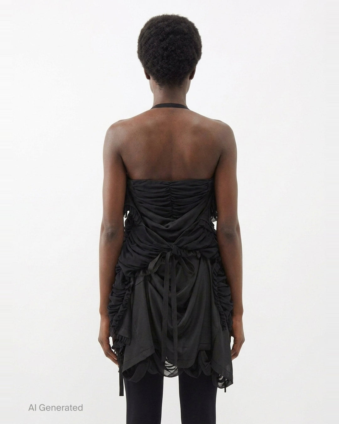 Words Print Pinafore | Comme des Garçons | Club21 - back