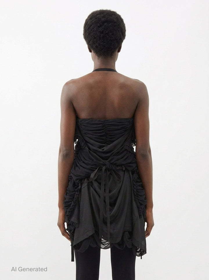 Words Print Pinafore | Comme des Garçons | Club21 - back