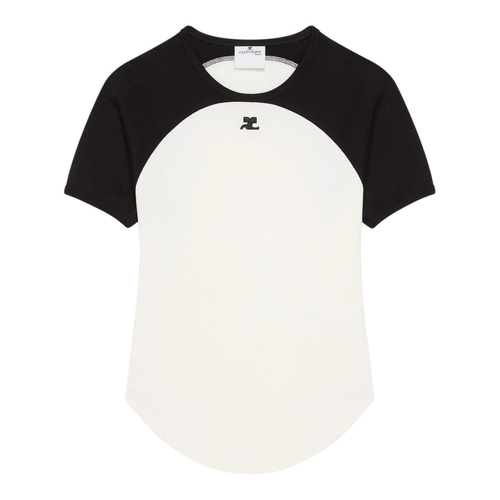 Club21 - courreges - Circle Contrast T-Shirt - TEES - Multi