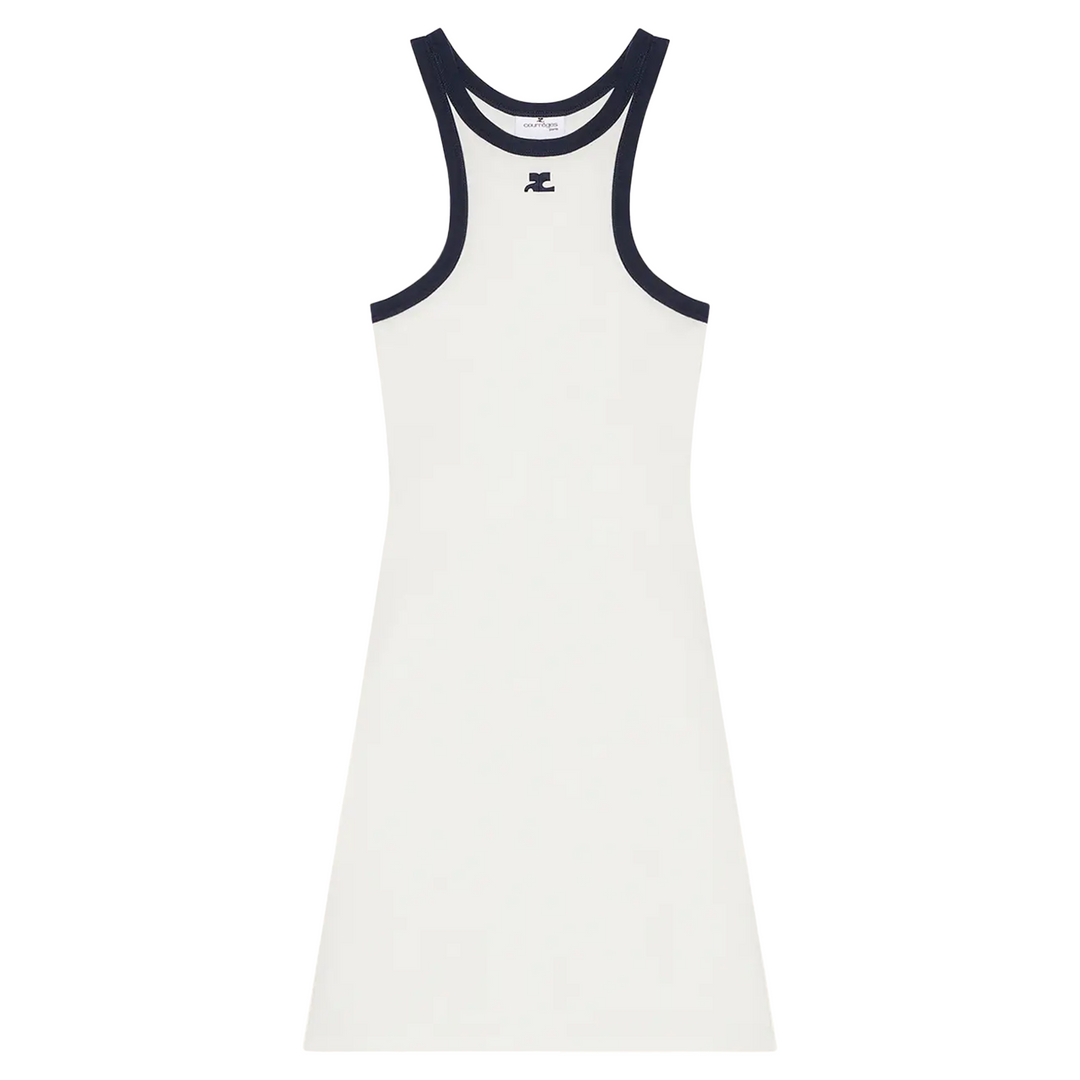 Contrast Scuba Mini Dress