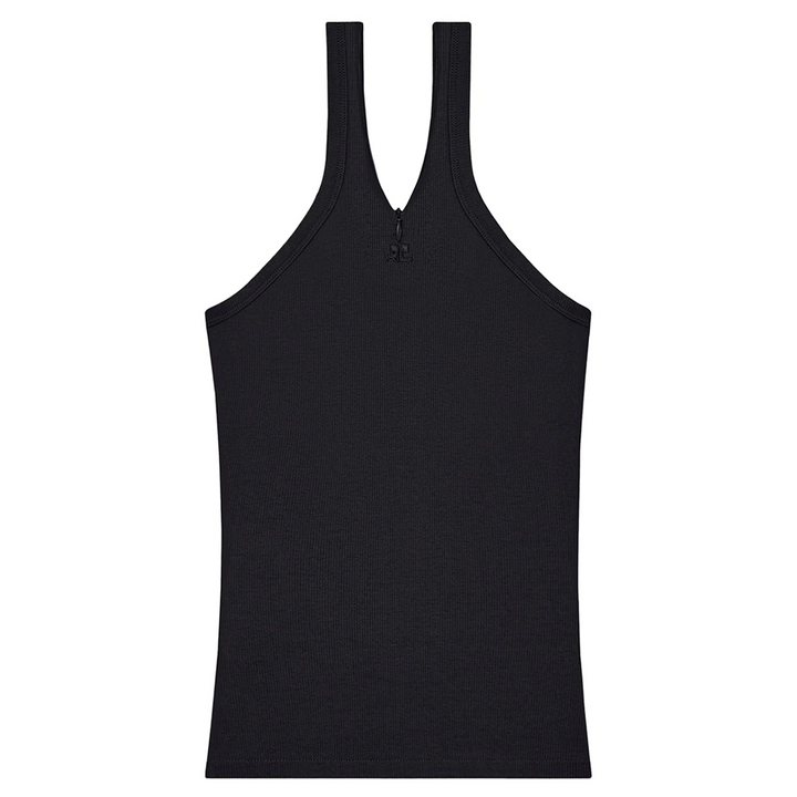 Criss Cross 90'S Rib Tank Top