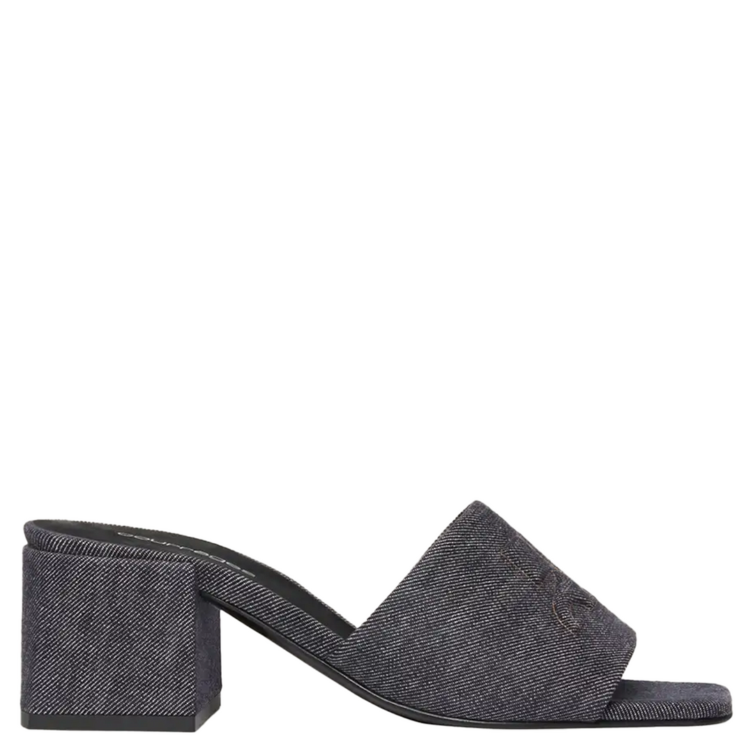 Heritage Shadow Denim Slides