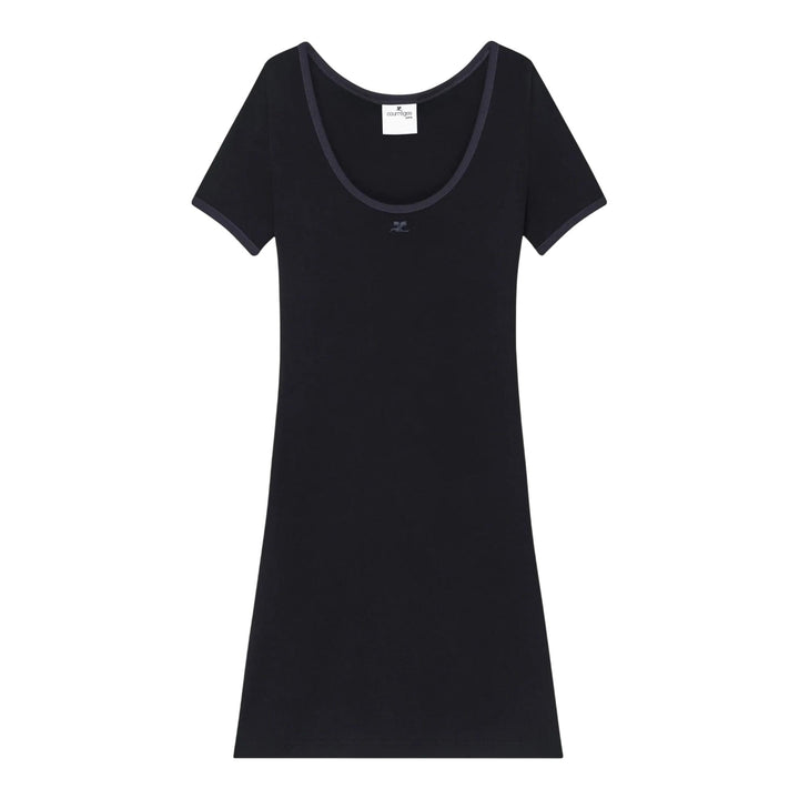 Club21 - courreges - Holistic Contrast Mini Dress - DRESSES - Black