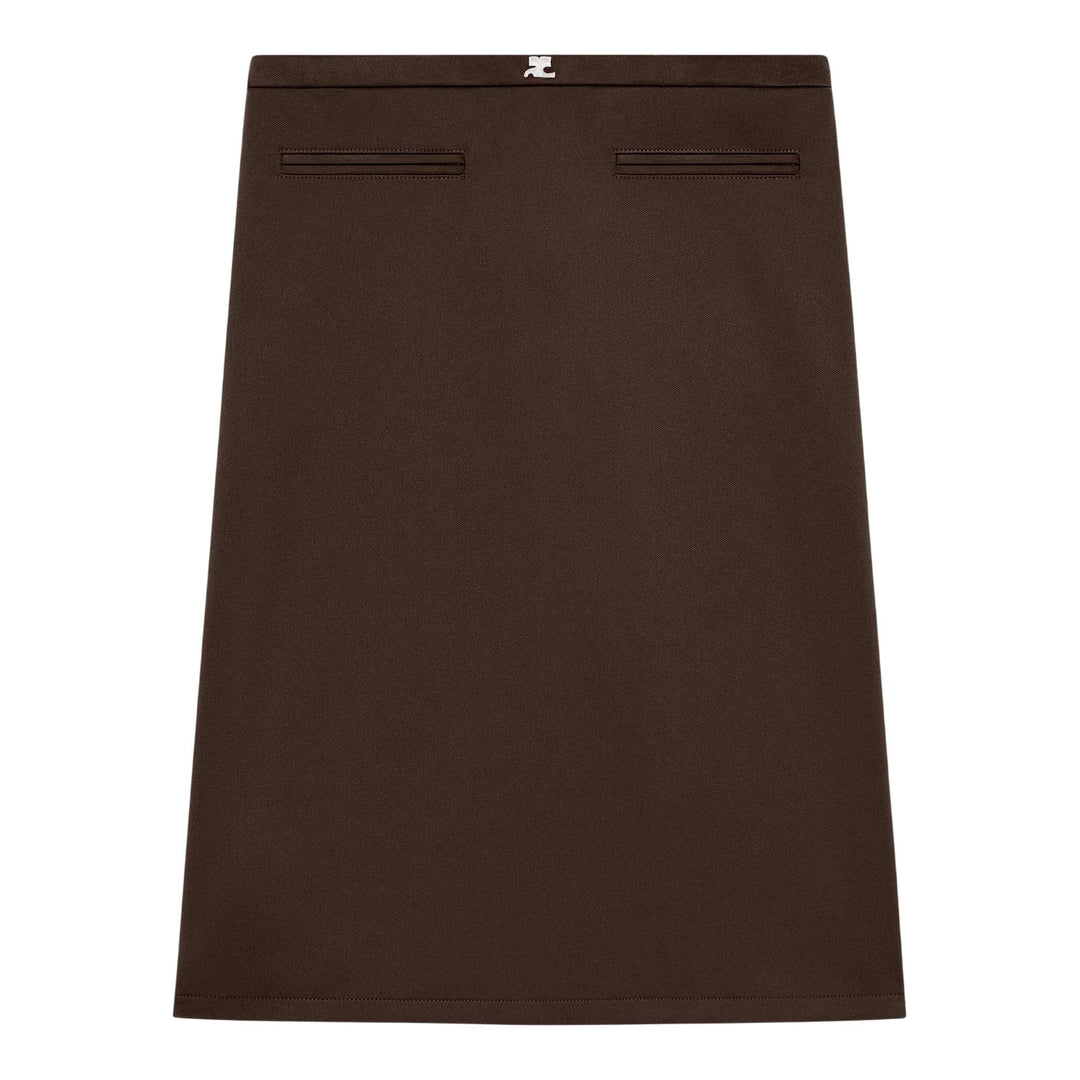 Club21 - courreges - Interlock Tracksuit Skirt - SKIRTS - Brown