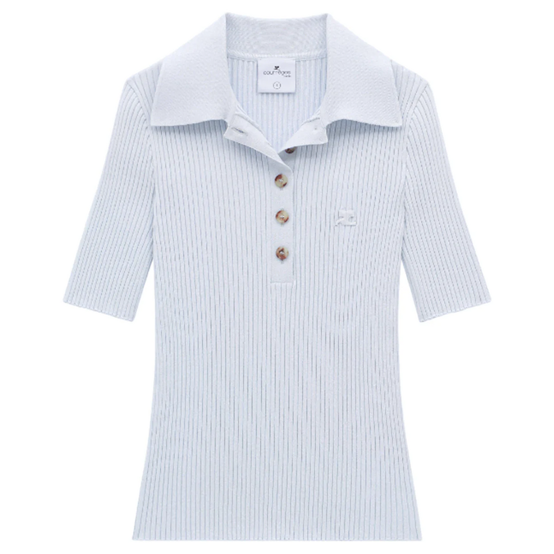 Rib Knit Polo