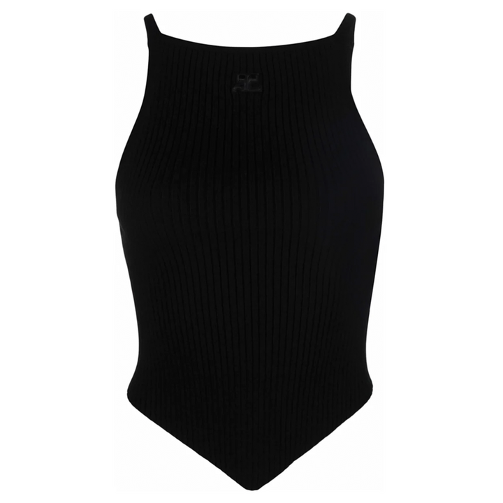 Signature Pointy Rib Knit Tank Top