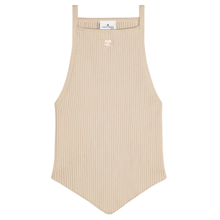 Signature Pointy Rib Knit Tank Top