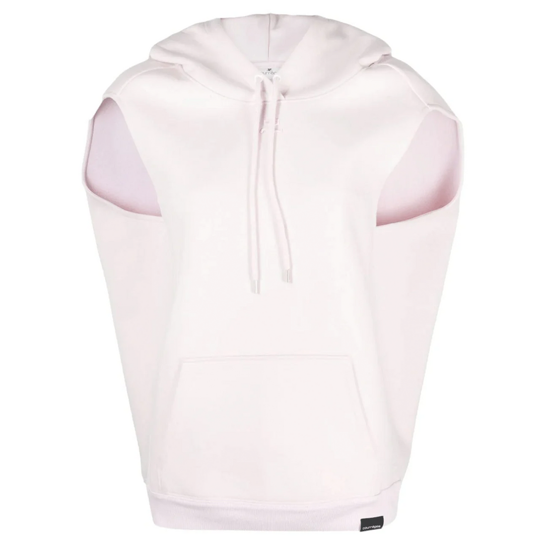 Sleeveless Space Fleece Hoodie