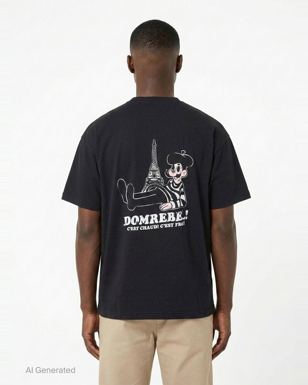 Baguette Graphic Tee | Domrebel | Club21 - back