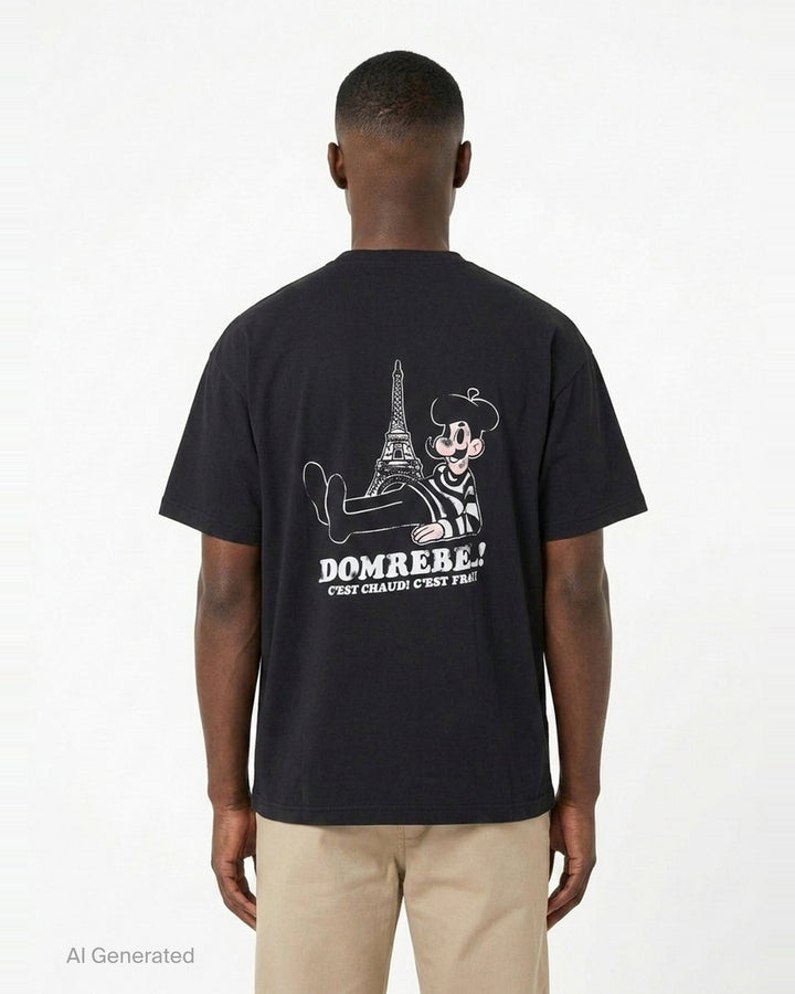 Baguette Graphic Tee | Domrebel | Club21 - back