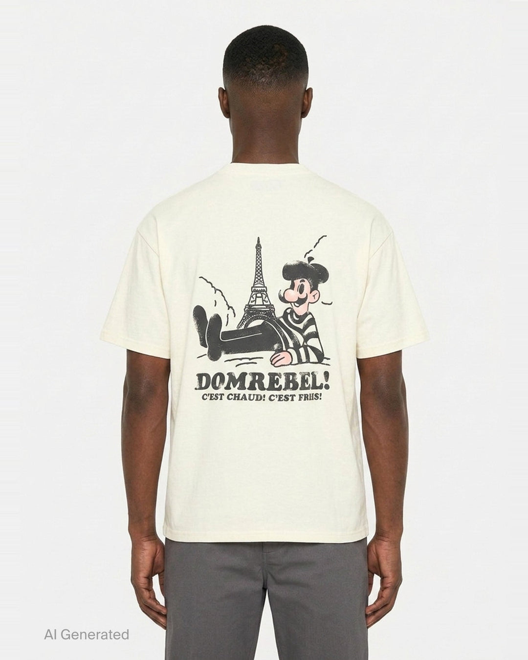 Baguette Graphic Tee | Domrebel | Club21 - back
