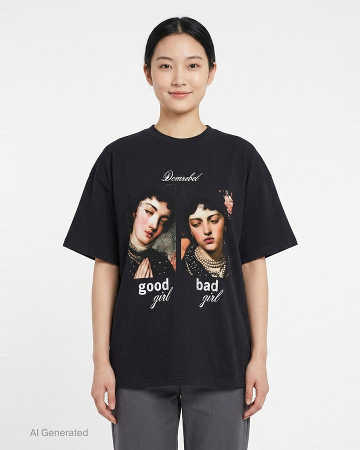 Good Girl Bad Girl Tee | Domrebel | Club21 - front