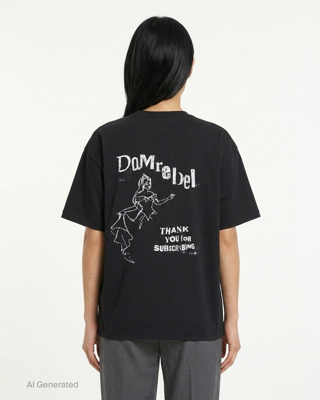 Thank You For Subscribing Tee | Domrebel | Club21 - back