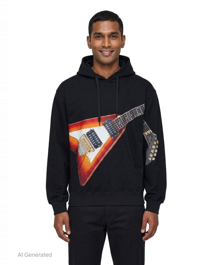 Air Guitar Hoodie | doublet | Club21 - front