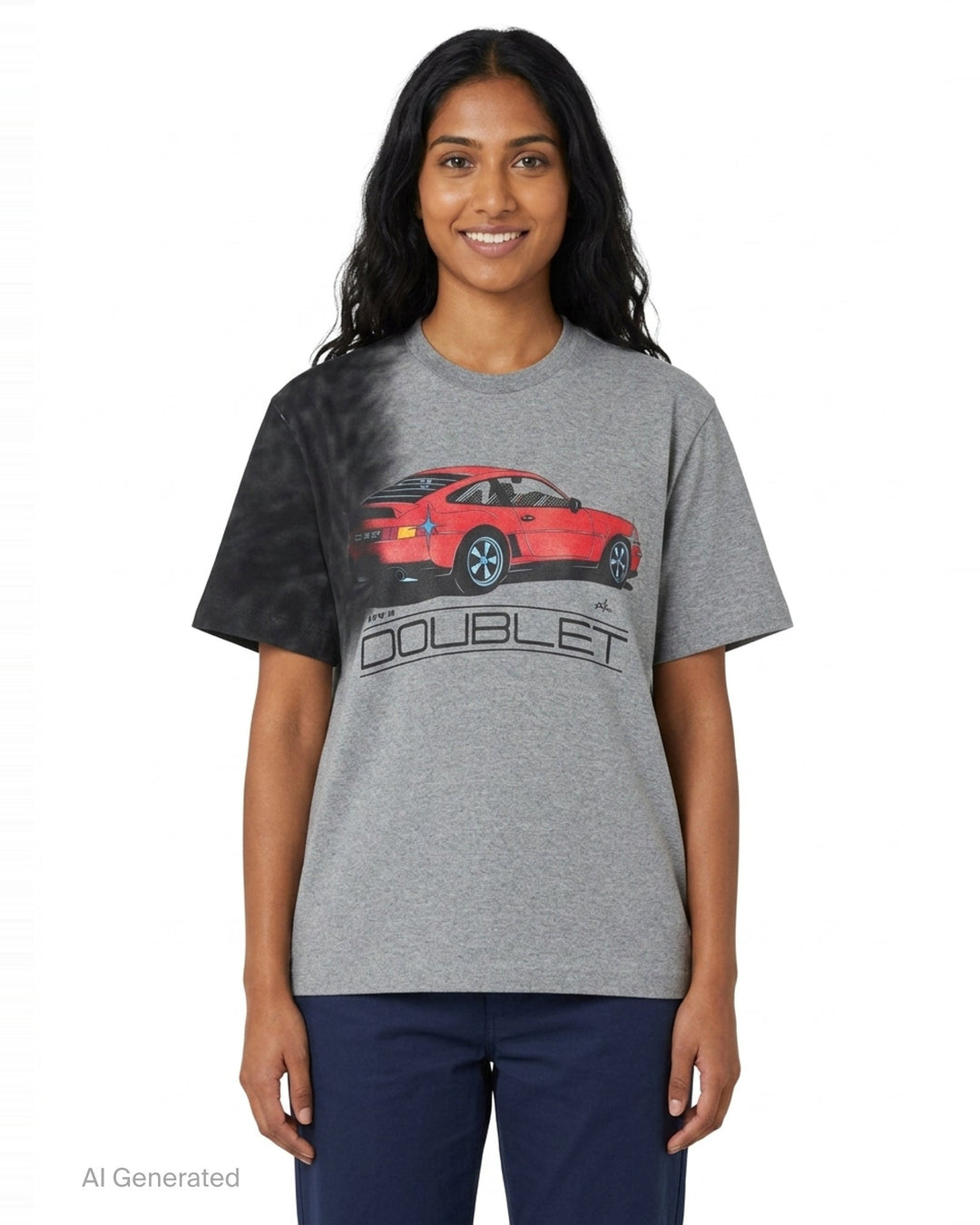 Exhaust Stained Tee | doublet | Club21 - front