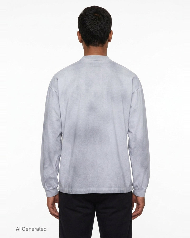 Gas Mask Bear Long Sleeve Tee | doublet | Club21 - back