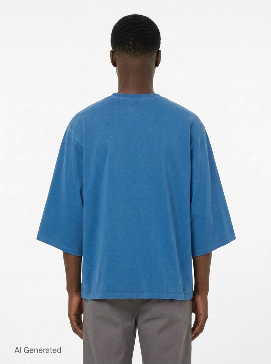 doublet white oversized I Love Marge Dursley graphic tee with hi-lo hem and crew neckline, front view - back