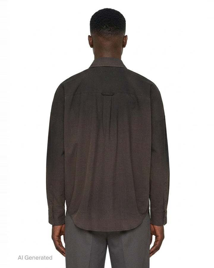 Smog Air Stained Long Sleeve Shirt | doublet | Club21 - back