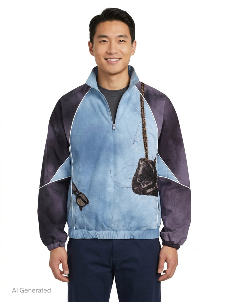 Trompe L'Oeil Embroidery Anorak | doublet | Club21 - front
