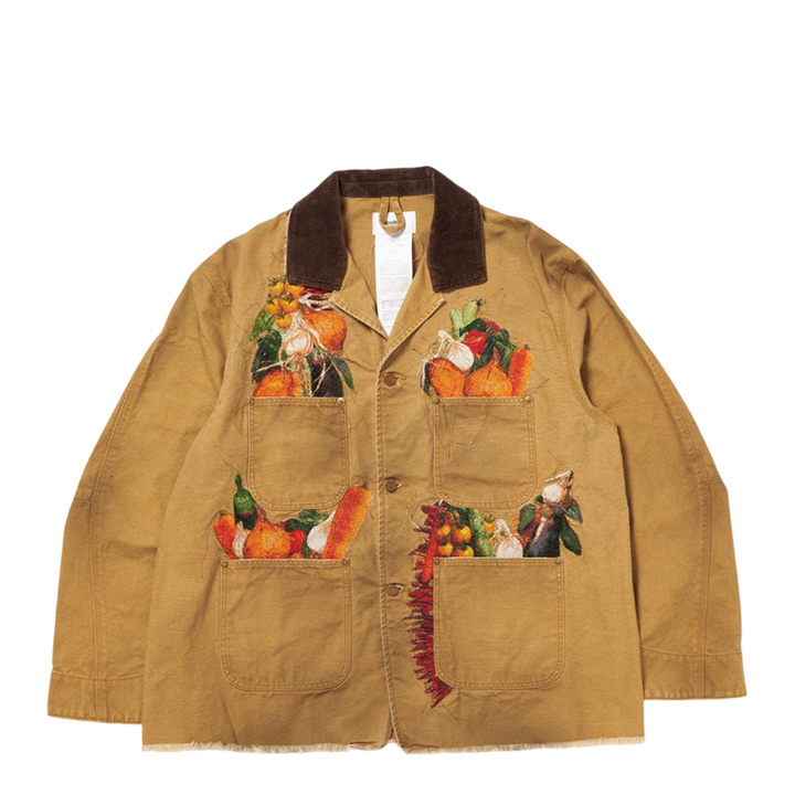 Vegetable Embroidery Work Jacket