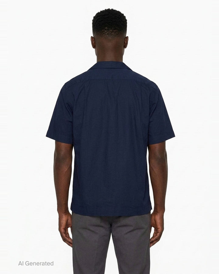 Boxy Short Sleeve Embroidered Shirt | Dries Van Noten | Club21 - back