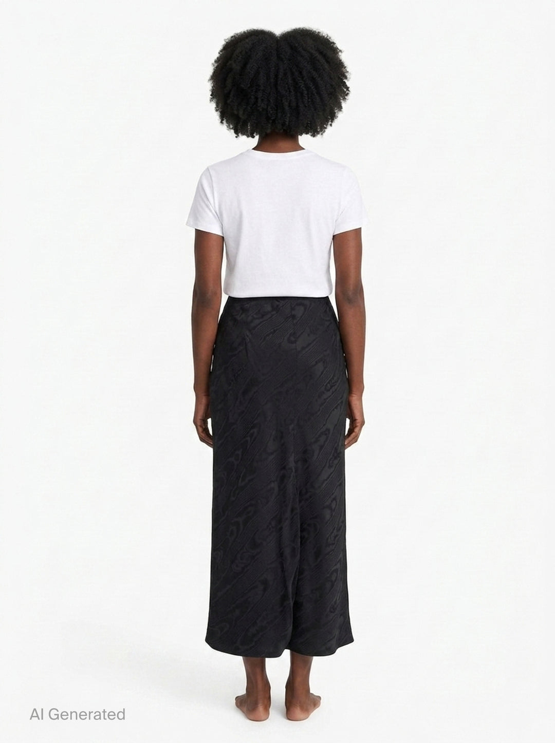 Floral Midi Bias Skirt | Dries Van Noten | Club21 - back