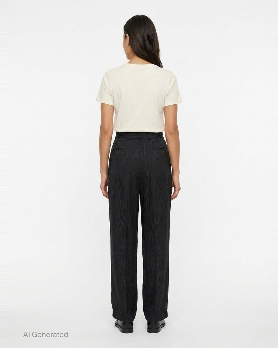 High Waisted Wide Leg Trousers | Dries Van Noten | Club21 - back
