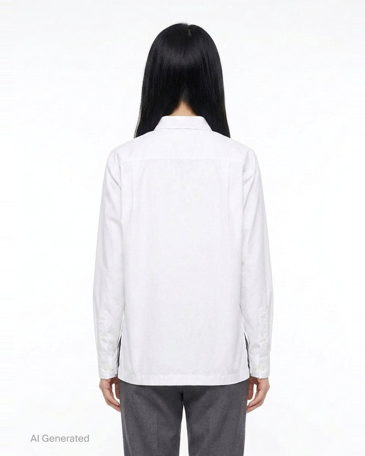 Loose-Fit Button Down Shirt | Dries Van Noten | Club21 - back