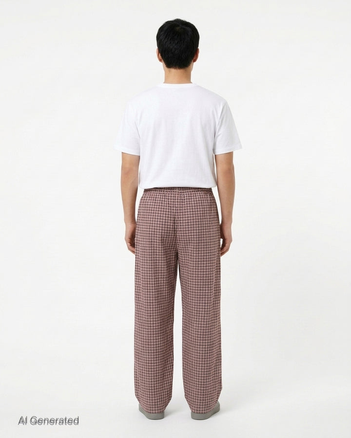 Loose Fit Draped Front Pyjama Pants | Dries Van Noten | Club21 - back