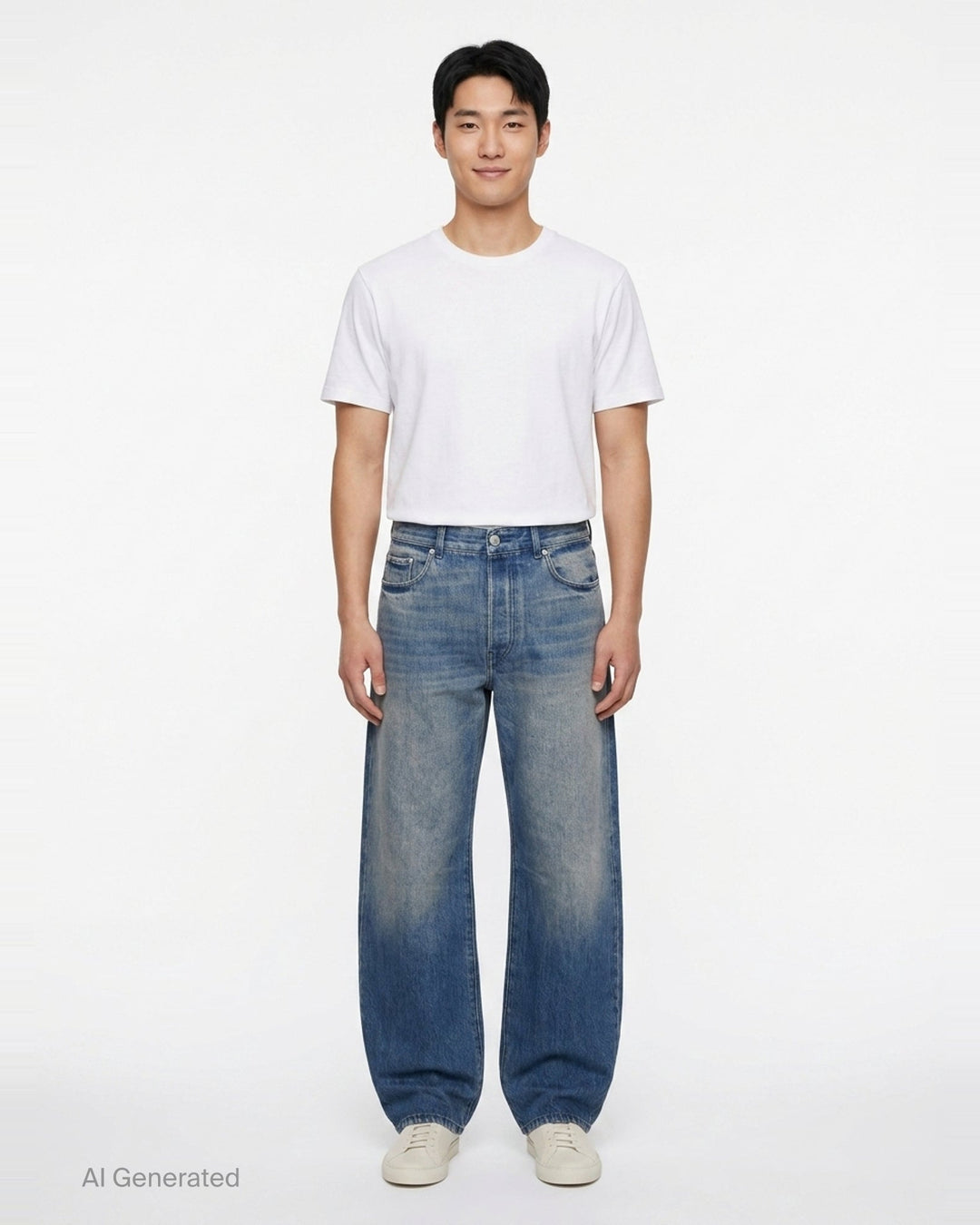 Loose Fit Mid Rise Straight Jeans | Dries Van Noten | Club21 - front