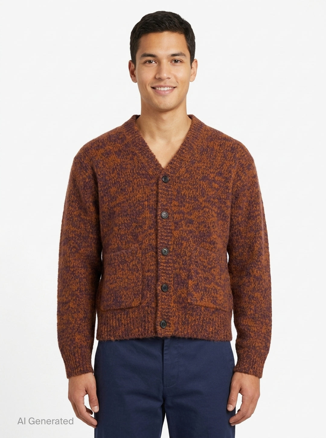 Loose Fit V-Neck Cardigan | Dries Van Noten | Club21 - front