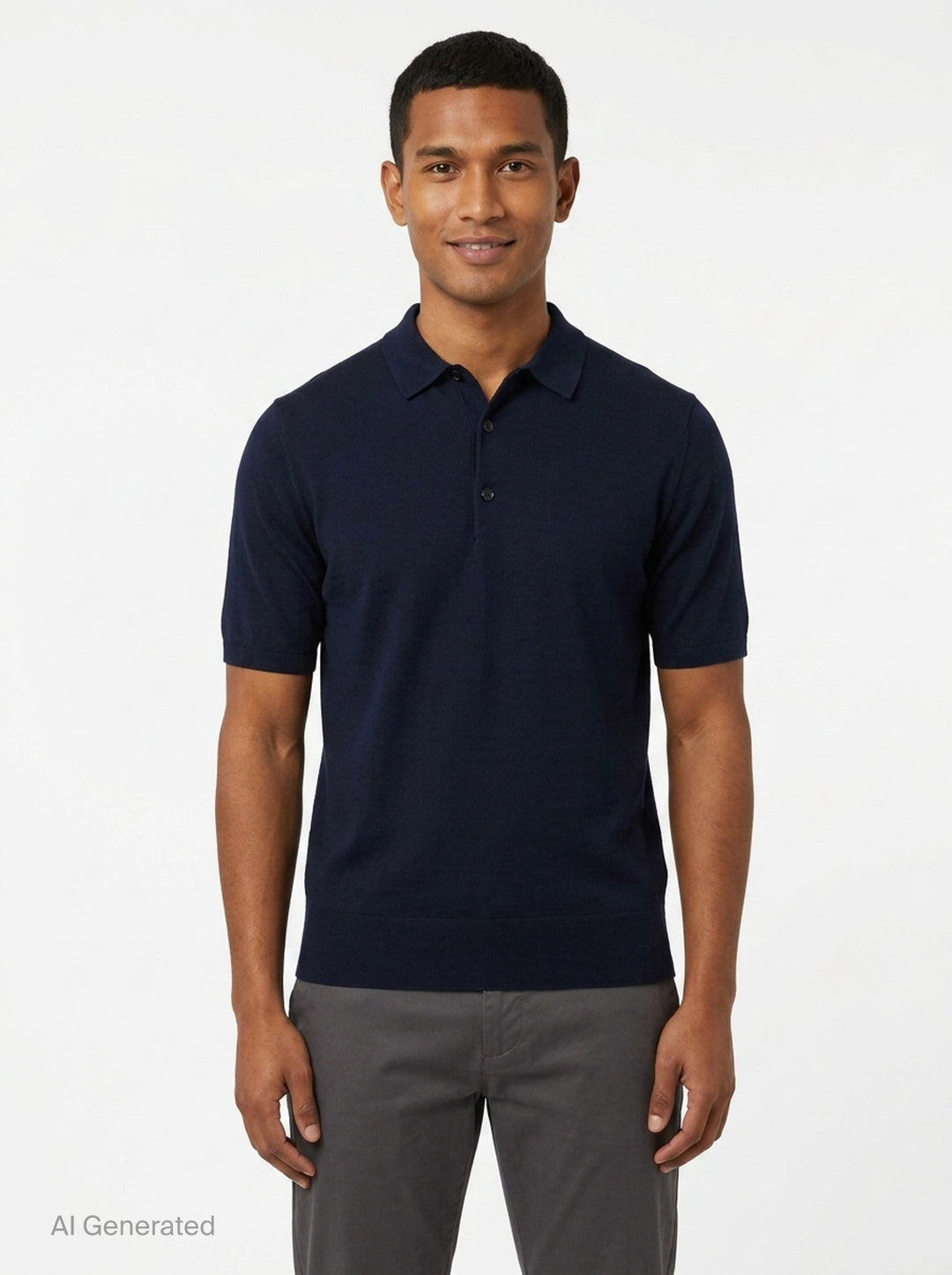 Normal Fit Short Sleeve Polo | Dries Van Noten | Club21 - front