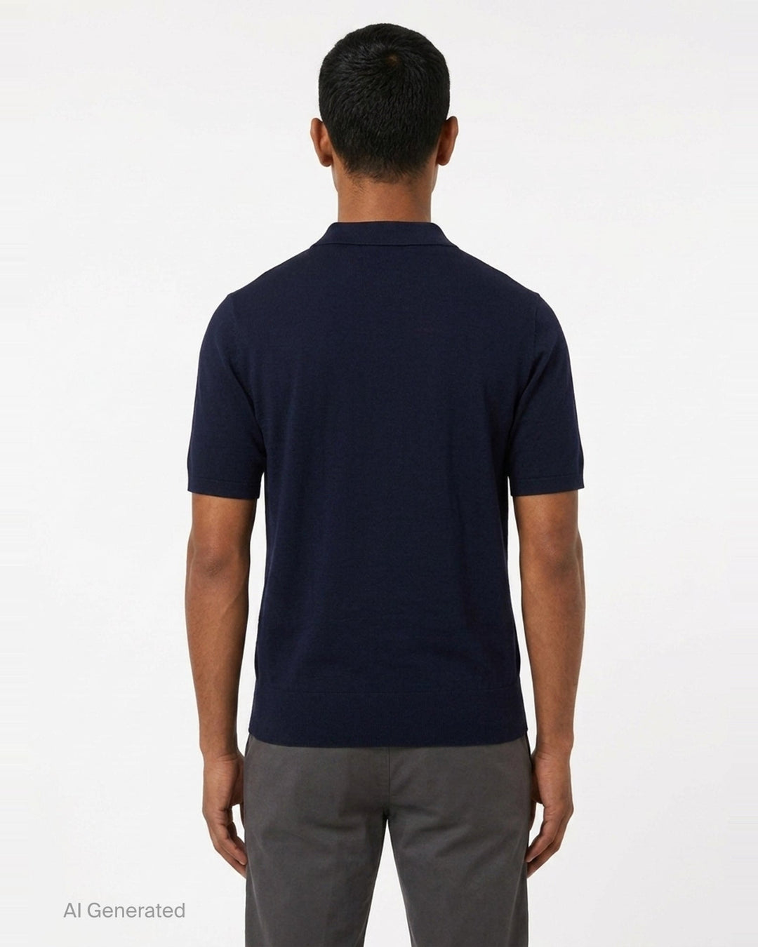 Normal Fit Short Sleeve Polo | Dries Van Noten | Club21 - back