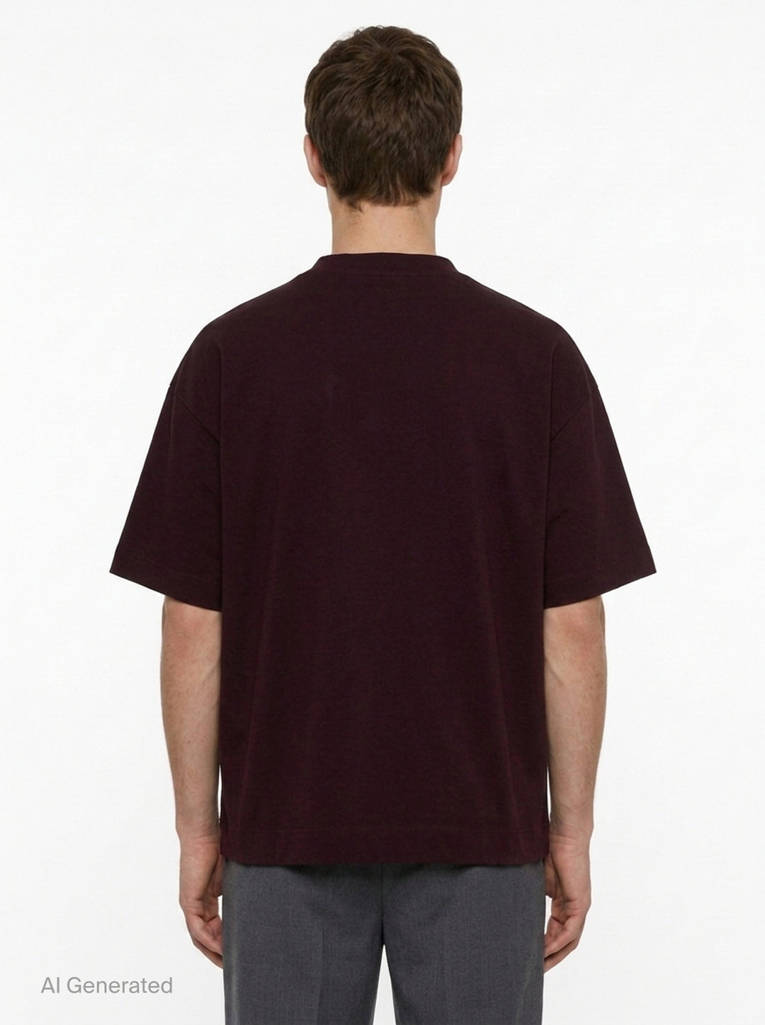 Oversized Mock Neck Tee | Dries Van Noten | Club21 - back