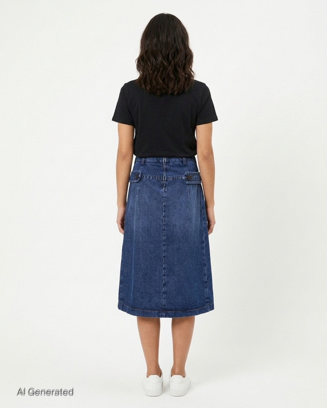 Pleated Pocket Midi Skirt | Dries Van Noten | Club21 - back