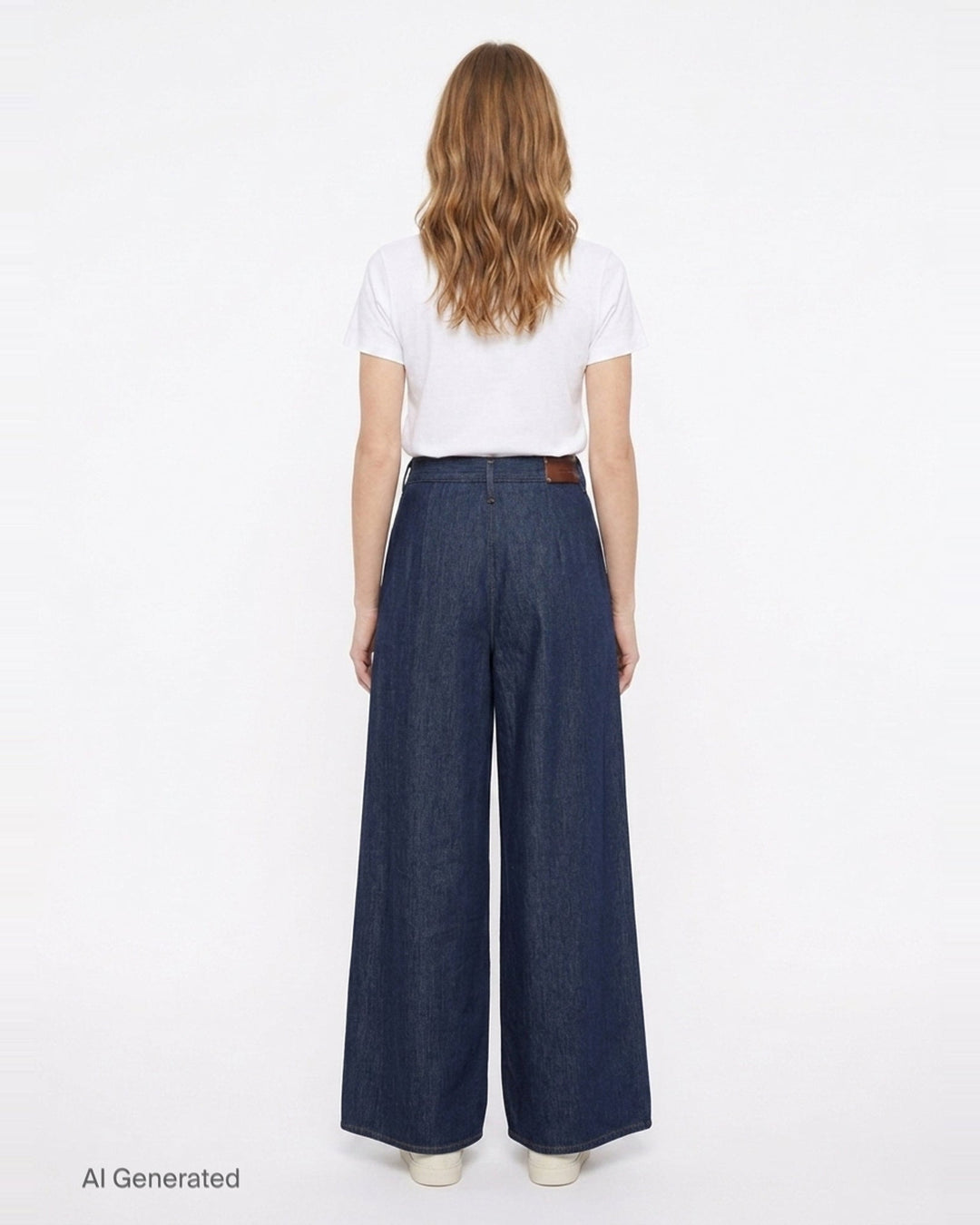 Pleated Wide-Leg Jeans | Dries Van Noten | Club21 - back