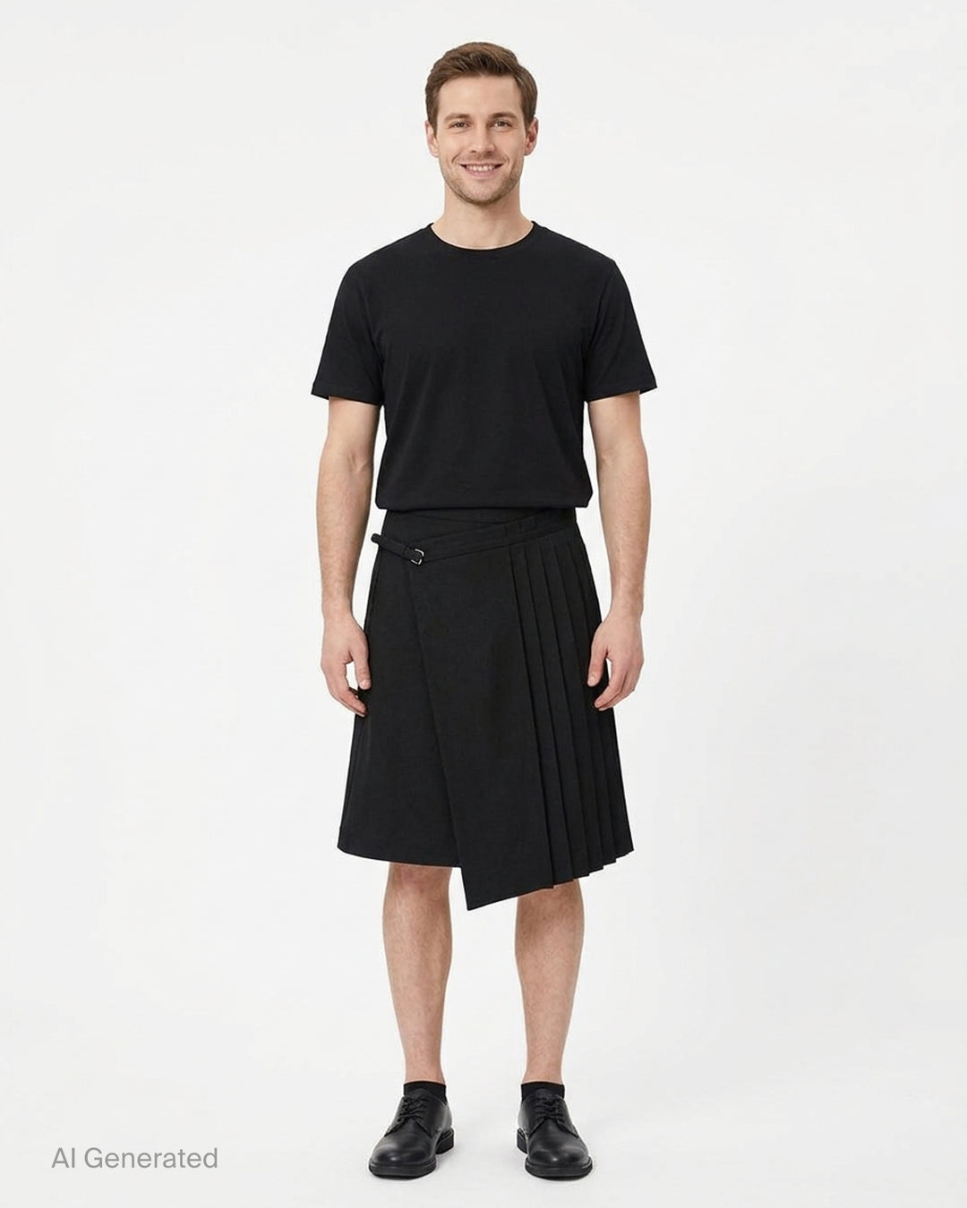 Pleated Wrap Kilt Skirt | Dries Van Noten | Club21 - front