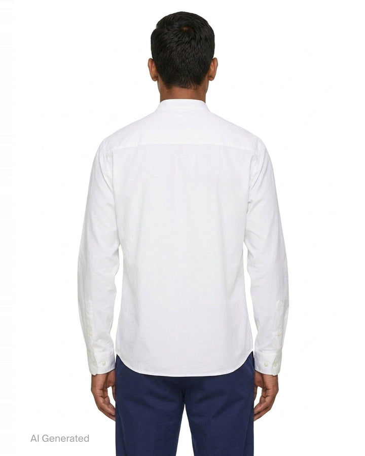 Regular Fit Long Sleeve Shirt | Dries Van Noten | Club21 - back
