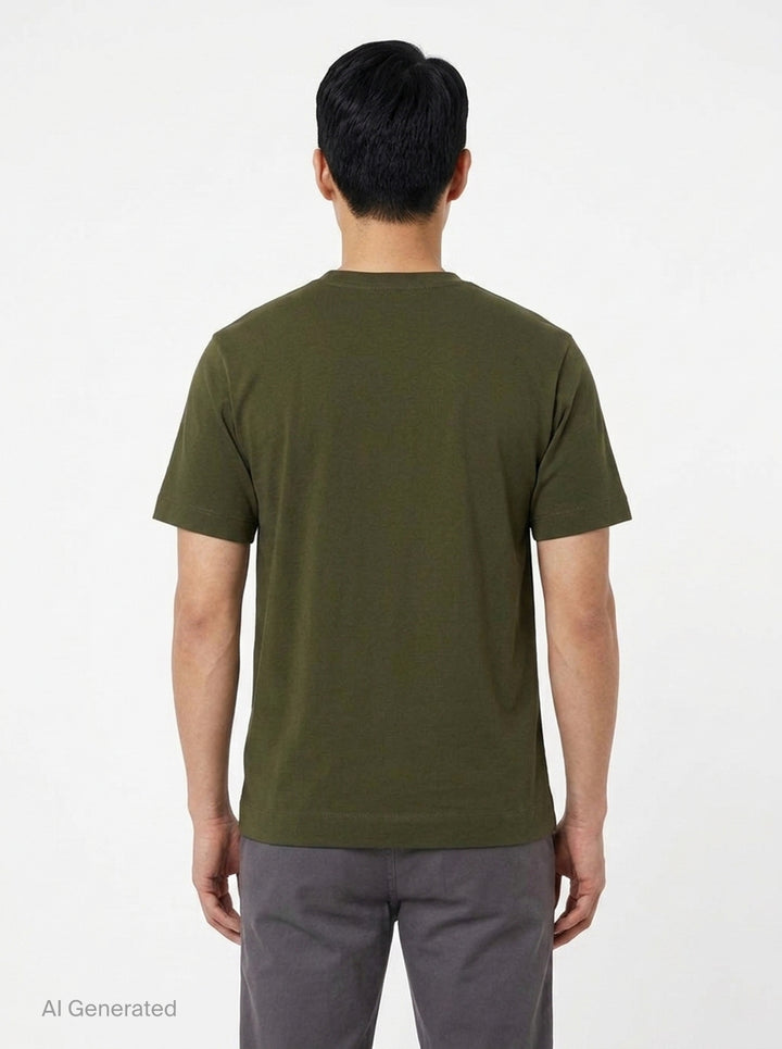 Regular Fit Short Sleeve Tee | Dries Van Noten | Club21 - back