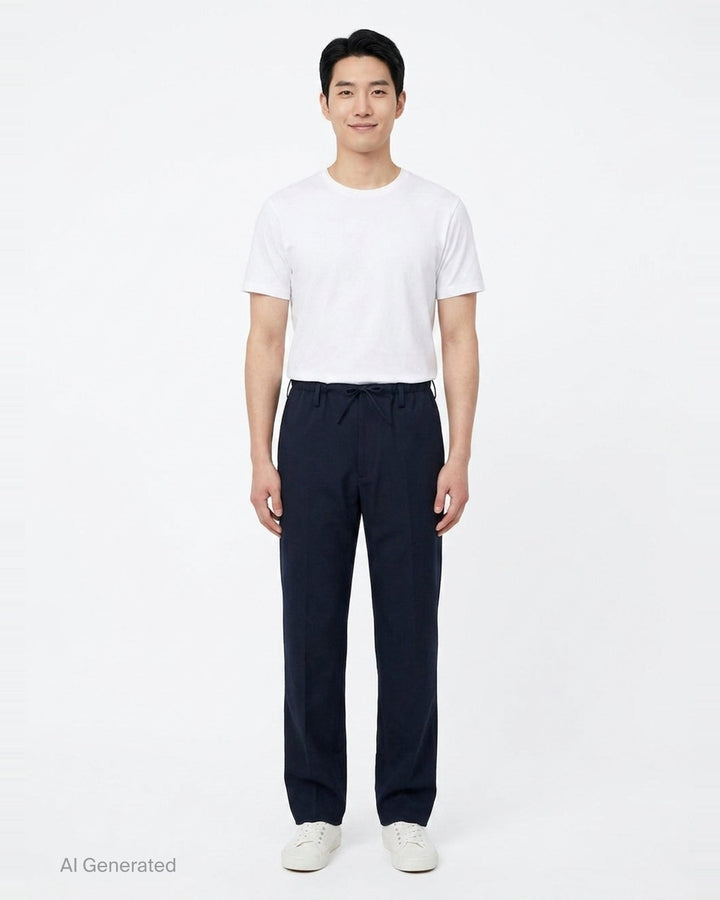 Regular Fit Straight Fuller Leg Pants | Dries Van Noten | Club21 - front
